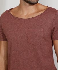 Camiseta-Masculina-Slim-Longa-Manga-Curta-Gola-Canoa-com-Bolso-Cobre-9971755-Cobre_4