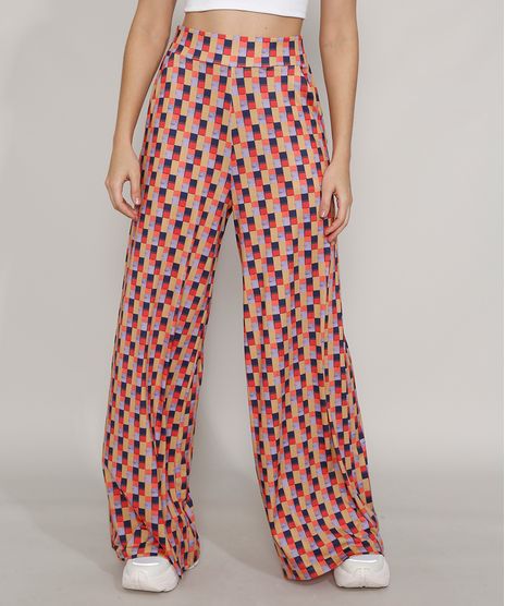 Calca-Feminina-Mindset-Wide-Pantalona-Cintura-Super-Alta-Estampada-Geometrica-com-Bolsos-Multicor-9987239-Multicor_1