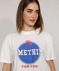 T-Shirt-Feminina-Mindset--Do-Something-For-You--Manga-Curta-Decote-Redondo-Off-White-9987214-Off_White_5