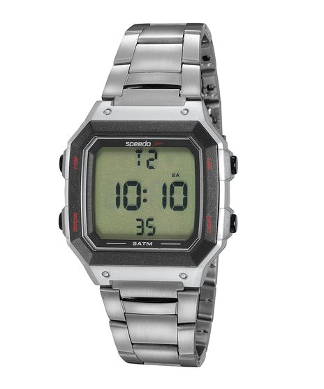 Kit-de-Relogio-Digital-Speedo-Masculino---Fone-de-Ouvido--11022G0EVNY2KD-Prateado-9978009-Prateado_1