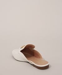 Mule-Feminino-Via-Uno-Texturizado-Croco-com-Fivela-Branco-9983608-Branco_4