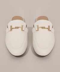 Mule-Feminino-Via-Uno-Texturizado-Croco-com-Fivela-Branco-9983608-Branco_5