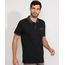 Polo-de-Piquet-Masculina-Tradicional-com-Bolso-Quadriculado-Manga-Curta-Preta-9948843-Preto_1