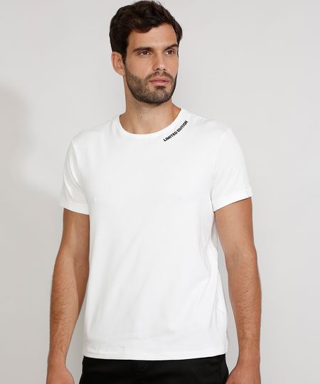 Camiseta-Masculina-Slim-Manga-Curta-Gola-Careca--Limited-Edition--com-Relevo-Branca-9968296-Branco_1 Camiseta-Masculina-Slim-Manga-Curta-Gola-Careca--Limited-Edition--com-Relevo-Branca-9968296-Branco_1