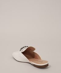 Mule-Feminino-Via-Uno-Texturizado-Croco-com-Corrente-Branco-9983613-Branco_4