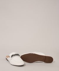 Mule-Feminino-Via-Uno-Texturizado-Croco-com-Corrente-Branco-9983613-Branco_6