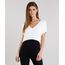 Blusa-Feminina-Bicolor-com-Recorte-Manga-Curta-Decote-V-Off-White-8978172-Off_White_1