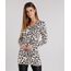 Sueter-Feminino-Longo-Estampado-Animal-Print-em-Trico-Decote-V-Manga-Longa-Bege-8926744-Bege_1