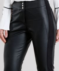 Calca-Feminina-Flare-com-Recortes-Laterais-em-Suede-Preta-8889211-Preto_4