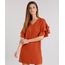Vestido-Feminino-Amplo-com-Babado-nas-Mangas-Decote-V-Curto-Laranja-Escuro-8915149-Laranja_Escuro_1