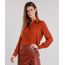Blusa-Feminina-Ampla-com-Botoes-Manga-Longa-Gola-Esporte-Laranja-Escuro-8886648-Laranja_Escuro_1