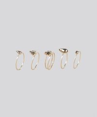 Kit-de-5-Aneis-Femininos-com-Strass-Dourado-8839747-Dourado_1