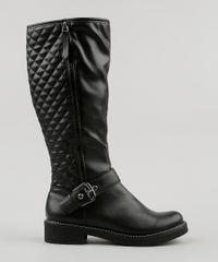 Bota-Feminina-Montaria-Matelasse-com-Fivela-Preta-9075713-Preto_1