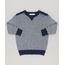 Sueter-Infantil-em-Trico-Mescla-Decote-com-Botoes-Manga-Longa-Azul-Marinho-8843509-Azul_Marinho_1