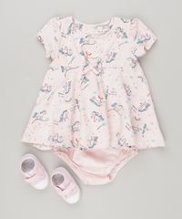 Vestido-Infantil-Estampado-de-Unicornio-com-Laco-Manga-Curta---Calcinha-Rosa-Claro-9137711-Rosa_Claro_3