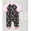 Macacao-Infantil-Raglan-Estampado-de-Gatinhos-Manga-Longa-em-Moletom-Preto---Babador--Forever-and-Ever--em-Algodao---Sustentavel-Cinza-Mescla-Claro-8878550-Cinza_Mescla_Claro_1