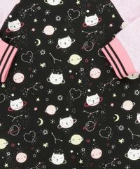 Macacao-Infantil-Raglan-Estampado-de-Gatinhos-Manga-Longa-em-Moletom-Preto---Babador--Forever-and-Ever--em-Algodao---Sustentavel-Cinza-Mescla-Claro-8878550-Cinza_Mescla_Claro_5