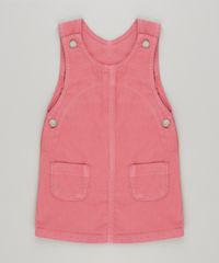 Salopete-Infantil-em-Veludo-Cotele-com-Bolsos-Rosa-Escuro-9093580-Rosa_Escuro_1