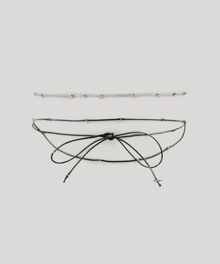 Kit-de-2-Gargantilhas-Femininas-Choker-Prateado-9120336-Prateado_1