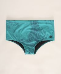 Sunga-Masculina-Tradicional-Estampada-com-Protecao-UV50--Verde-9977791-Verde_1