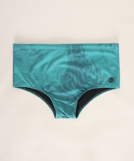 Sunga-Masculina-Tradicional-Estampada-com-Protecao-UV50--Verde-9977791-Verde_1