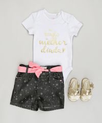 Body-Infantil--Eu-Tenho-a-Melhor-Dinda--Manga-Curta-Decote-Redondo-em-Algodao---Sustentavel-Branco-8898192-Branco_3