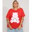 Camiseta-Plus-Size-Feminina-Manga-Curta-Ursinhos-Carinhosos-Decote-Redondo-Vermelha-9967430-Vermelho_1