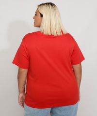 Camiseta-Plus-Size-Feminina-Manga-Curta-Ursinhos-Carinhosos-Decote-Redondo-Vermelha-9967430-Vermelho_4