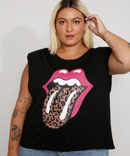 Regata-Feminina-Plus-Size-de-Banda-Muscle-Tee-Rolling-Stones-com-Ombreiras-Decote-Redondo-Preta-9980562-Preto_1 Regata-Feminina-Plus-Size-de-Banda-Muscle-Tee-Rolling-Stones-com-Ombreiras-Decote-Redondo-Preta-9980562-Preto_1