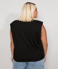 Regata-Feminina-Plus-Size-de-Banda-Muscle-Tee-Rolling-Stones-com-Ombreiras-Decote-Redondo-Preta-9980562-Preto_4
