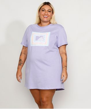 Camisola-Feminina-Plus-Size-MTV-Manga-Curta-Lilas-9972304-Lilas_1