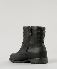 Bota-Feminina-Biker-Vizzano-com-Rebites-e-Fivelas-Cano-Curto-Preta-9081770-Preto_3