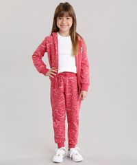 Calca-Infantil-Estampada--Love--em-Moletom-com-Bolsos-Rosa-Escuro-8830733-Rosa_Escuro_3