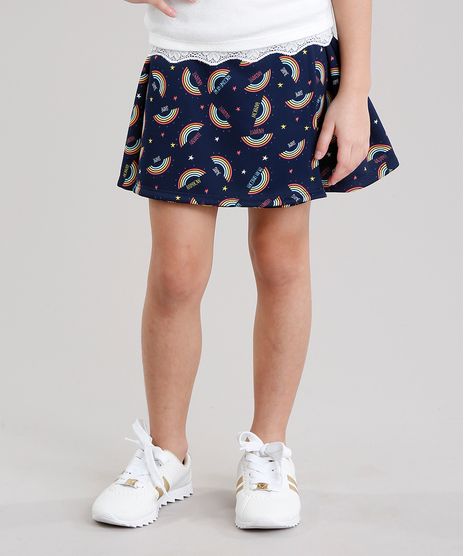 Short-Saia-Infantil-Estampado-de-Arco-Iris-Azul-Marinho-9140693-Azul_Marinho_1