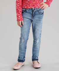 Calca-Jeans-Infantil-Destroyed-com-Barra-Desfeita-Azul-Claro-9138129-Azul_Claro_1