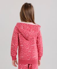 Blusao-Infantil-Estampado--Love--com-Bordado-em-Moletom-com-Capuz-Rosa-Escuro-8833714-Rosa_Escuro_2