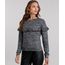 Sueter-Feminino-com-Babado-em-Trico-Manga-Longa-Decote-Redondo-Cinza-Mescla-Escuro-8889198-Cinza_Mescla_Escuro_1