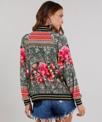 Kimono-Feminino-Estampado-Floral-com-Ribana-Listrada-com-Lurex-Verde-Militar-8898719-Verde_Militar_2