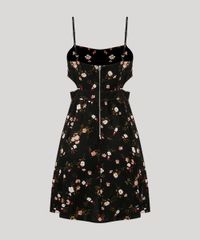 Vestido-Feminino-Estampado-Floral-Curto-com-Recorte-e-Alcas-Finas-Preto-8903733-Preto_6