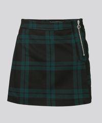 Short-Saia-Feminino-Xadrez-Curto-com-Ziper-Verde-Escuro-8853657-Verde_Escuro_5