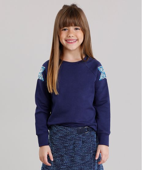 Blusao-Infantil-com-Paetes-em-Moletom-Decote-Redondo-Mangas-Longas-Azul-Marinho-9043452-Azul_Marinho_1
