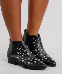 Bota-Feminina-Via-Uno-com-Tachas-Bico-Fino-Salto-Baixo-Preta-9071620-Preto_2