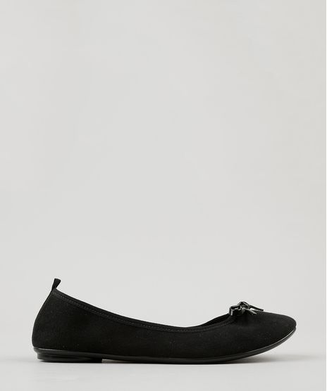 Sapatilha-Feminina-Moleca-Bico-Redondo-com-Laco-Preta-9185731-Preto_1