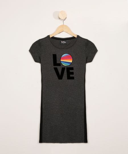 Vestido-Juvenil-Manga-Curta-Now-United-Chumbo-9966003-Chumbo_1 Vestido-Juvenil-Manga-Curta-Now-United-Chumbo-9966003-Chumbo_1