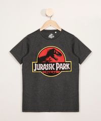 Camiseta-Juvenil-Manga-Curta-Jurassic-Park-Cinza-Mescla-Escuro-9979083-Cinza_Mescla_Escuro_1