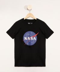 Camiseta-Juvenil-Manga-Curta-NASA-Preta-9979945-Preto_1