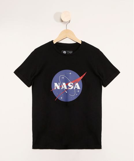 Camiseta-Juvenil-Manga-Curta-NASA-Preta-9979945-Preto_1