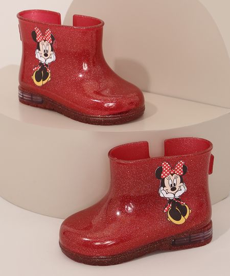 Bota-Galocha-Infantil-Minnie-com-Glitter-Vermelha-9985960-Vermelho_1