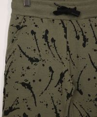 Bermuda-de-Moletom-Infantil-Estampada-de-Respingos-Verde-Militar-9979161-Verde_Militar_4