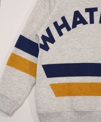 Blusa-de-Moletom-Infantil-com-Listras--Whatever--Cinza-Mescla-Claro-9979309-Cinza_Mescla_Claro_4